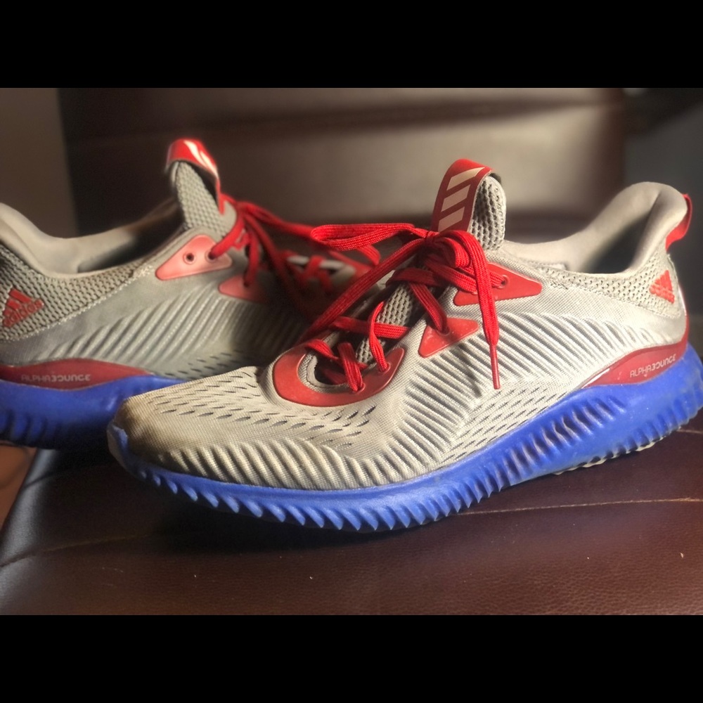 Adidas Alphabounce Kansas Jayhawks Men 11.5 Ultra Boost
